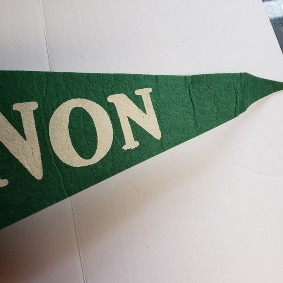Vintage Mt. Vernon VA. Large Pennant Washington's Mansion Green Presidental - Picture 3 of 4